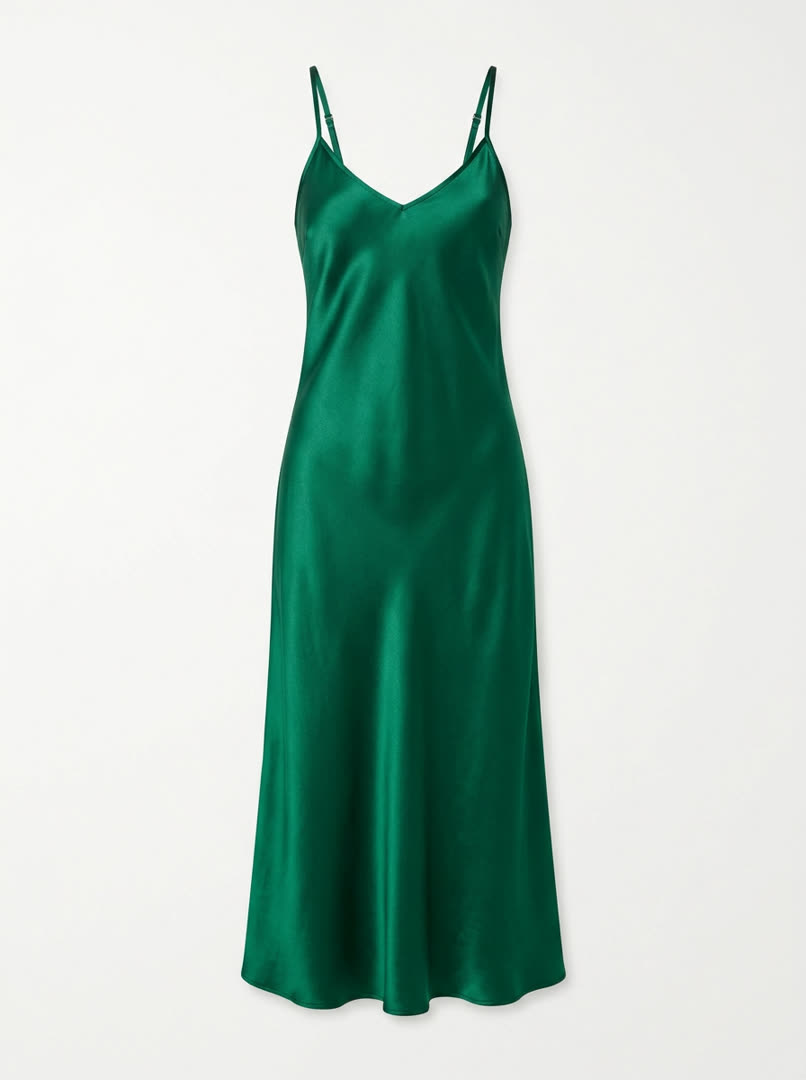 Flat pack-shot of a slip dress