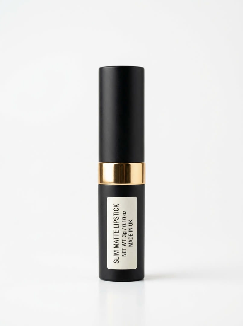 Flat pack-shot of a lipstick
