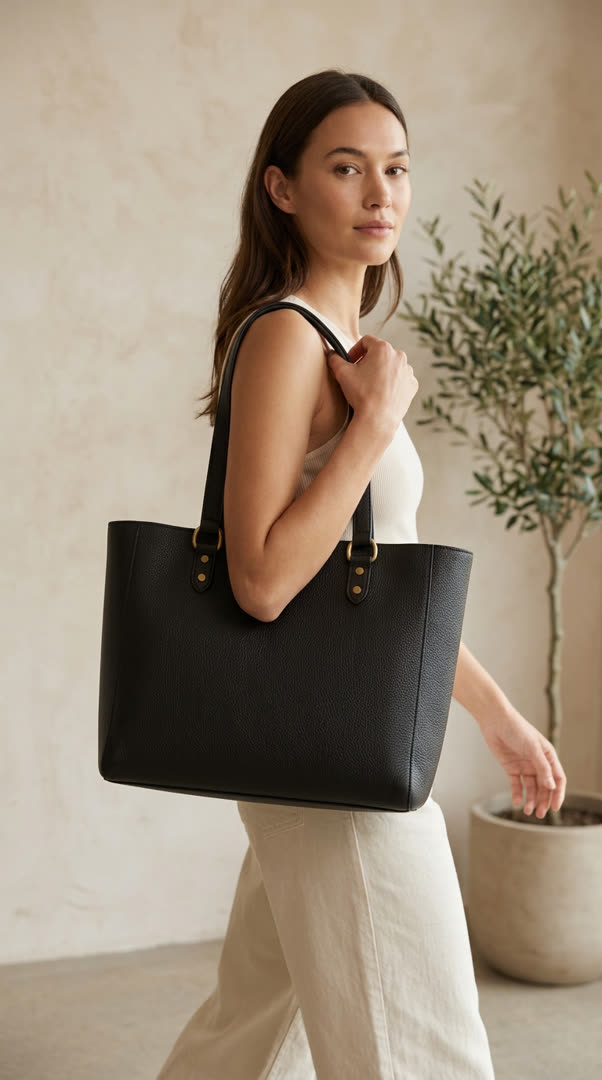 Same tote on a model